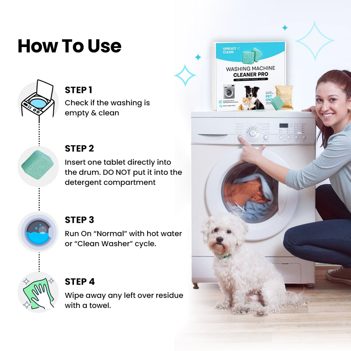 Uproot Washing Machine Cleaner