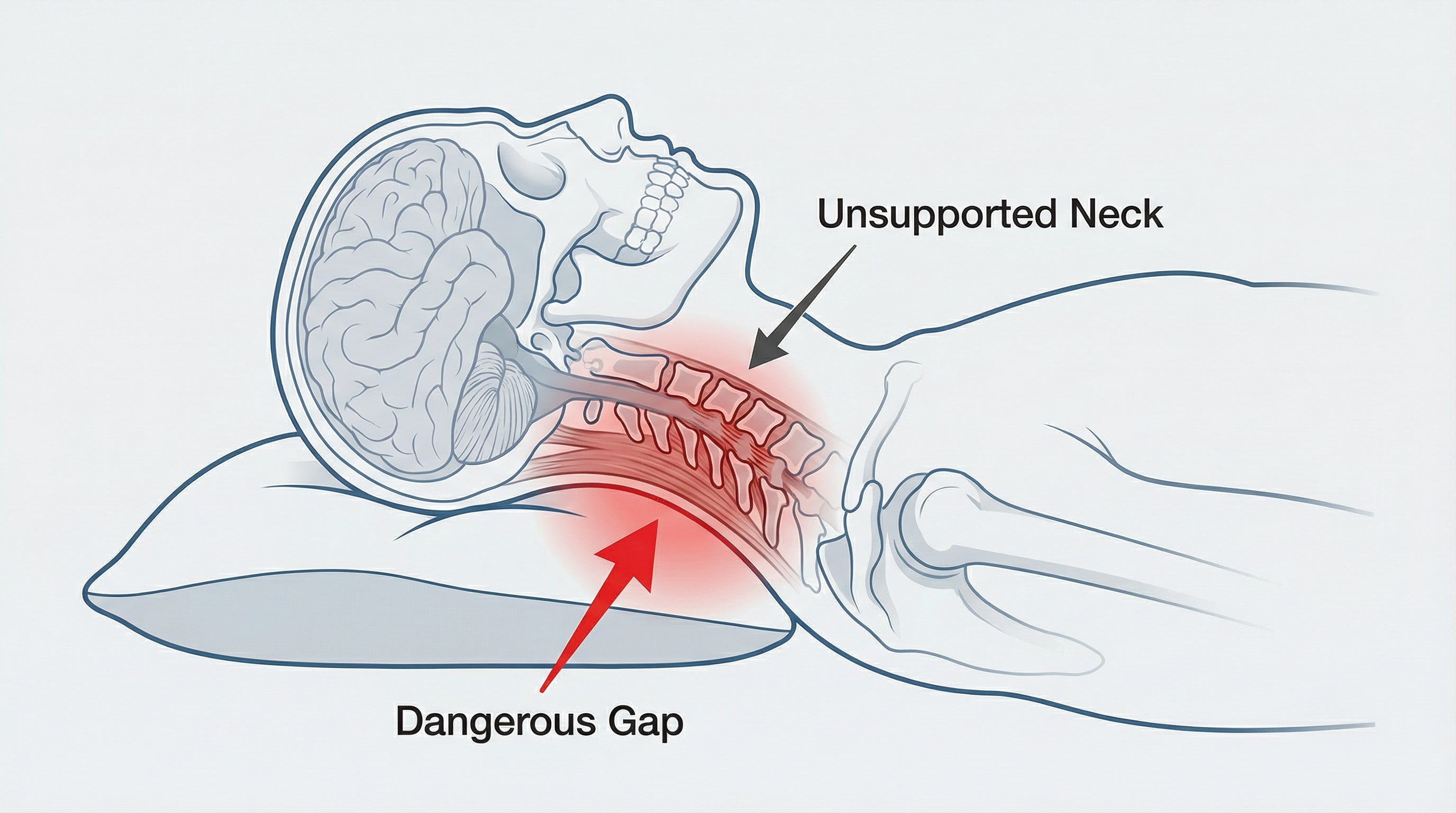The gap that was destroying my neck